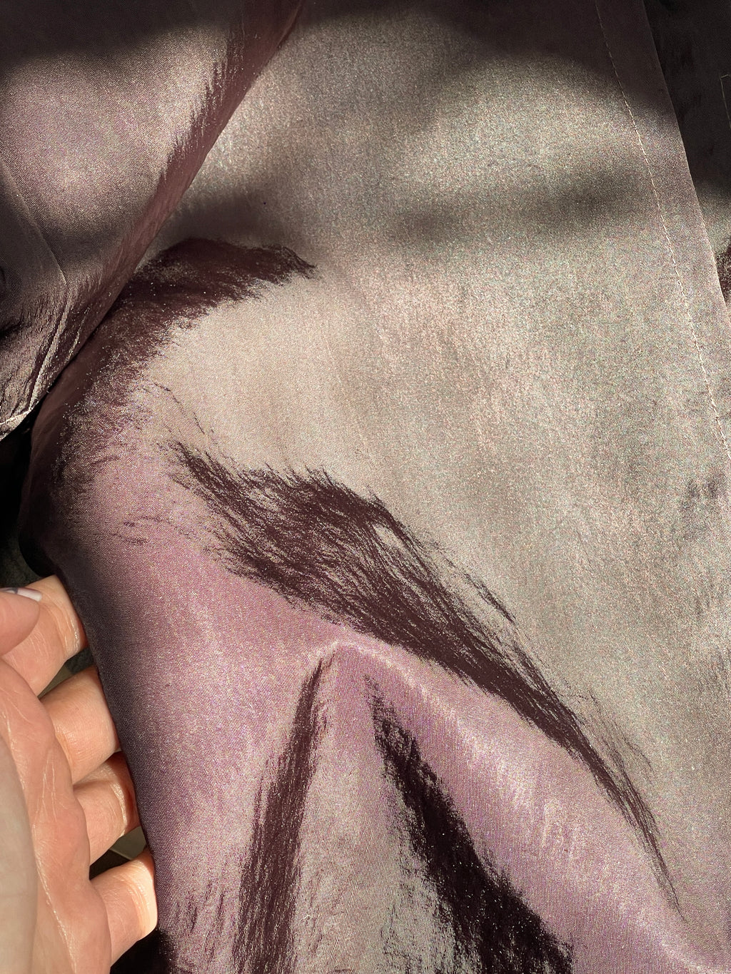 PAREÔ SKIRT / brown nylon