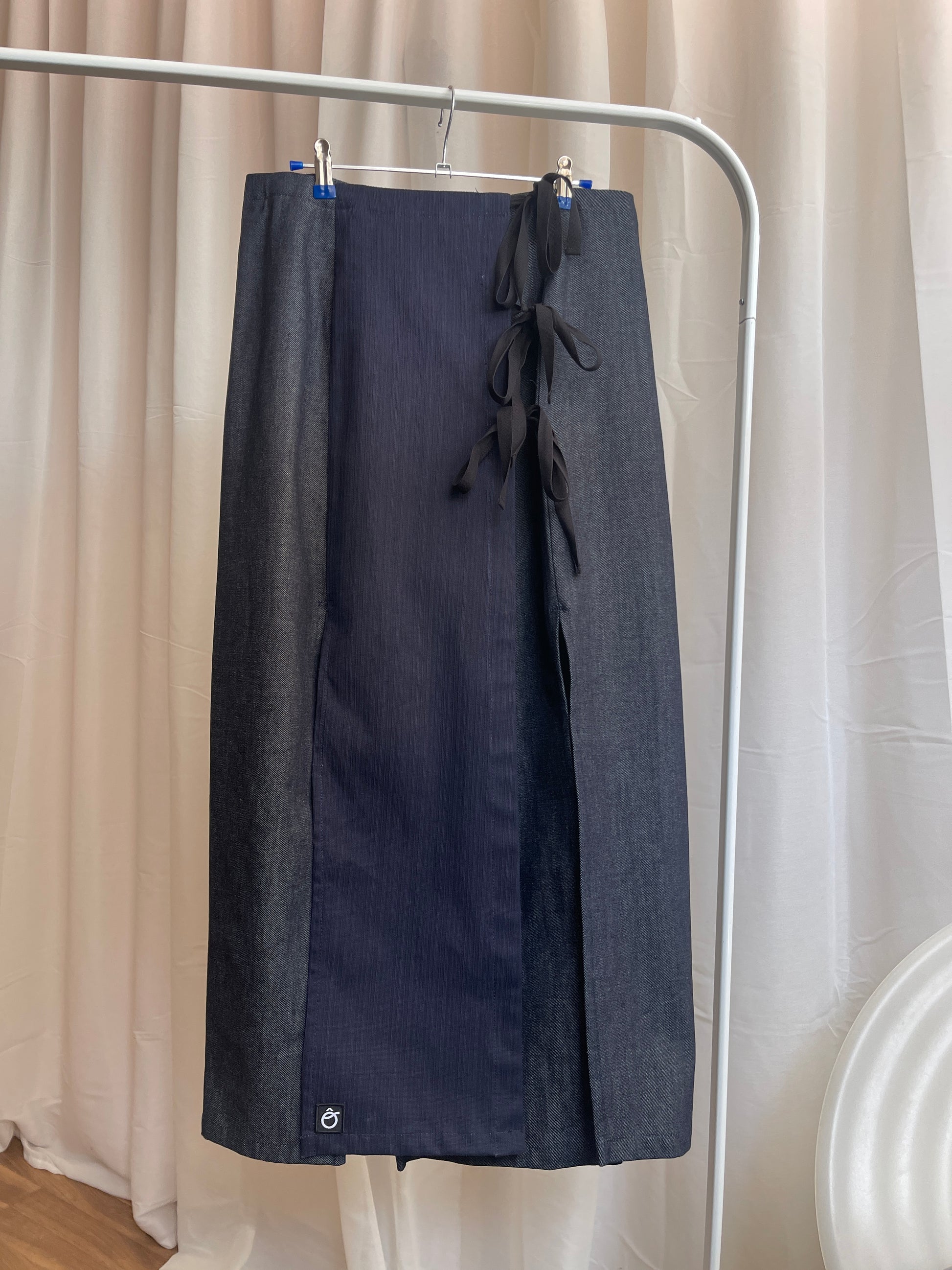 PAREÔ SKIRT / Ôriental denim