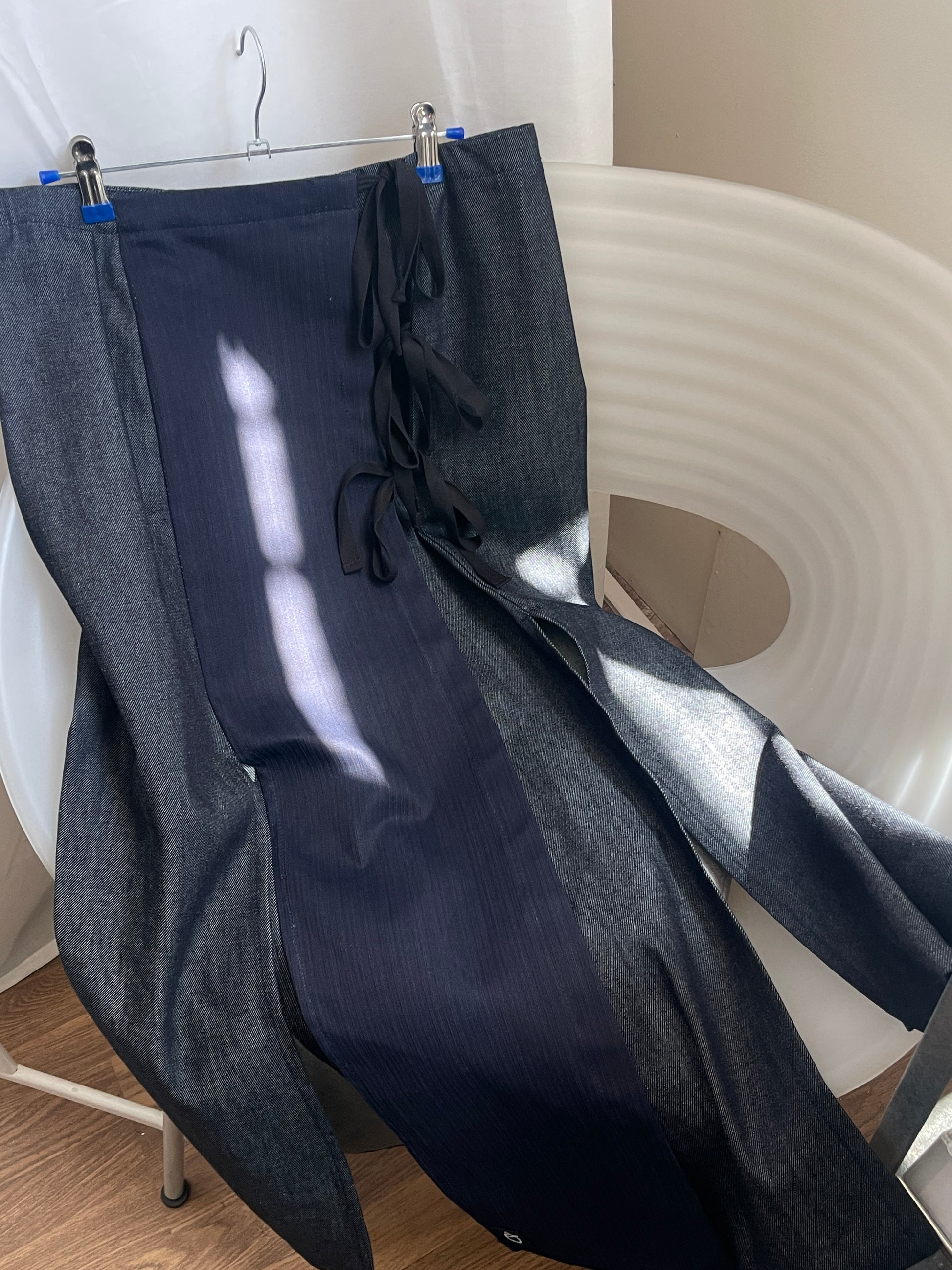 PAREÔ SKIRT / Ôriental denim