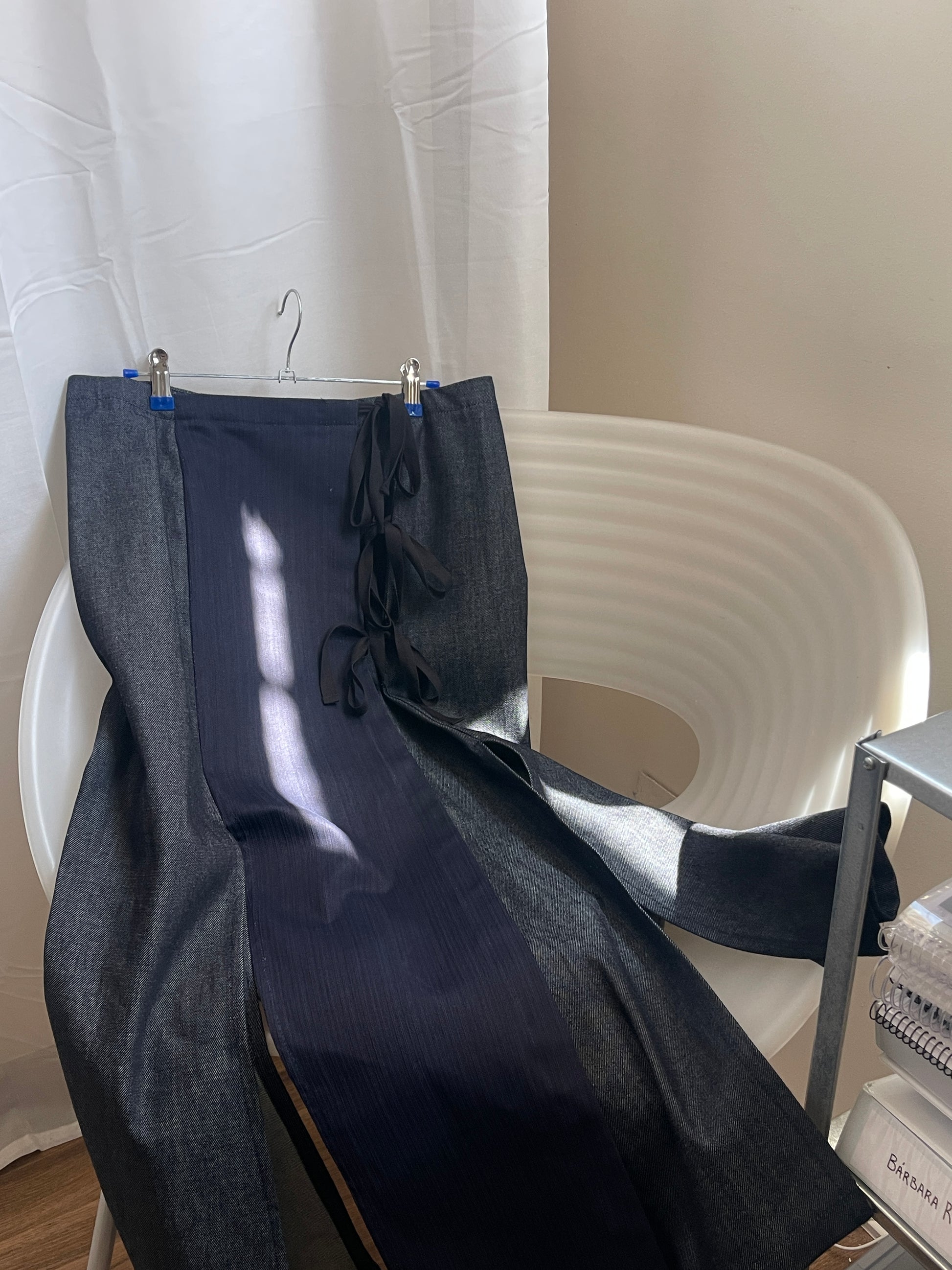 PAREÔ SKIRT / Ôriental denim